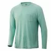 Huk Waypoint Long Sleeve Shirt - Lichen 2 Huk Waypoint Long Sleeve Shirt - Lichen