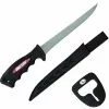 Eagle Claw Soft Handle Fillet Knife W/ Sharpener 2 Eagle Claw Soft Handle Fillet Knife W/ Sharpener
