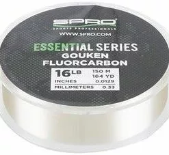 Spro Essential Series Gouken Fluorocarbon Fishing Line 164 Yds Freshwater