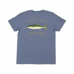 Salty Crew Mossback S/S Tee - Navy Heather Freshwater