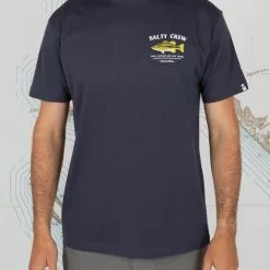 Salty Crew Bigmouth Premium Harbor Blue Tee Freshwater