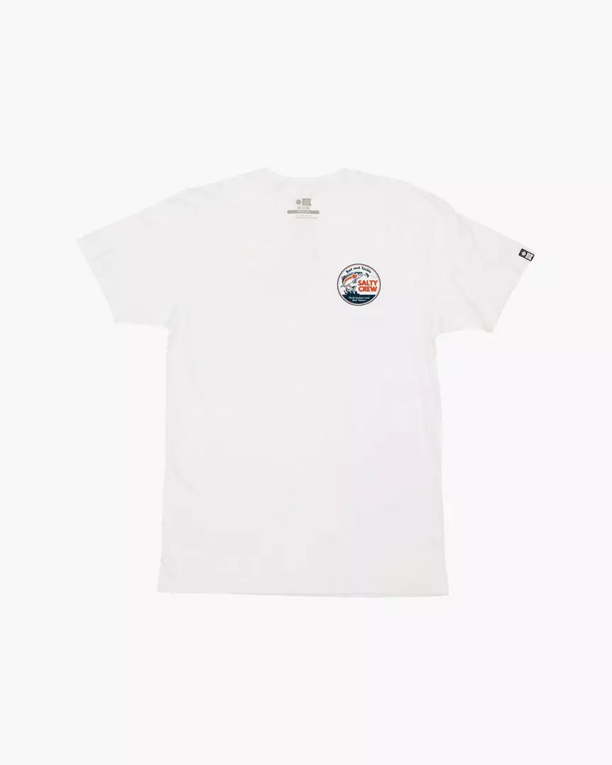 Apparel Salty Crew Fly Guy Premium Tee Shirt White 3 Apparel Salty Crew Fly Guy Premium Tee Shirt White