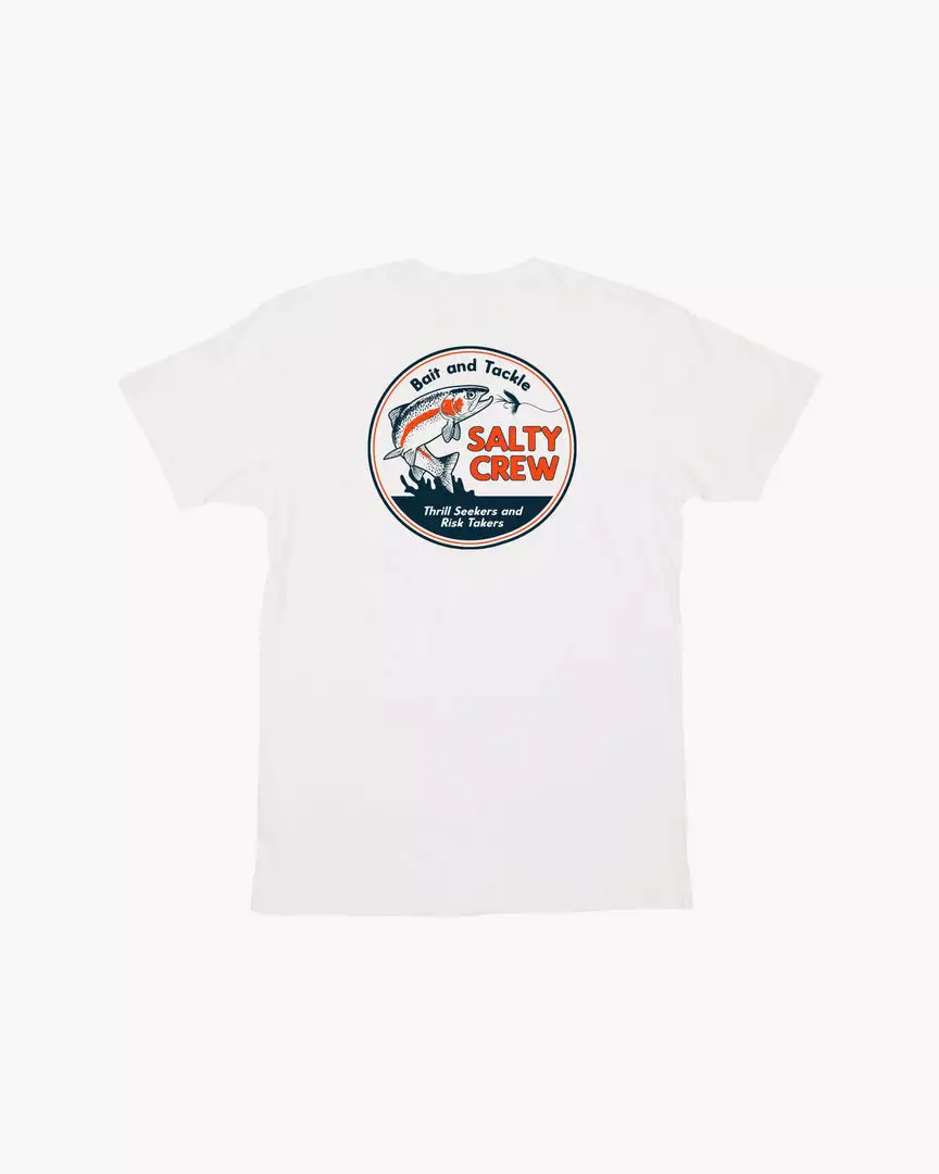 Apparel Salty Crew Fly Guy Premium Tee Shirt White 4 Apparel Salty Crew Fly Guy Premium Tee Shirt White