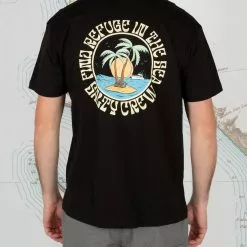 Salty Crew Dos Palms Premium S/S Tee Black Apparel