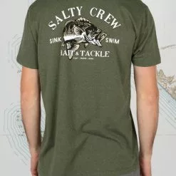 Salty Crew Salty Bass Man Standard S/S Tee Spruce