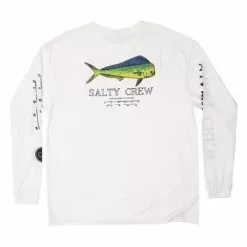 Salty Crew Angry Bull L/S Rashguard - White