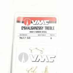 VMC O'Shaughnessy Gold Treble Hooks