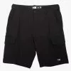 Salty Crew Deep Sea II Cargo Shorts Black