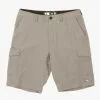 Salty Crew Drifter 2 Hybrid Cargo Shorts Grey