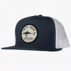 Salty Crew Bruce Trucker Hat - Navy White Headwear