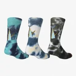 Salty Crew Tailed Socks Tye Dye 3 Pack