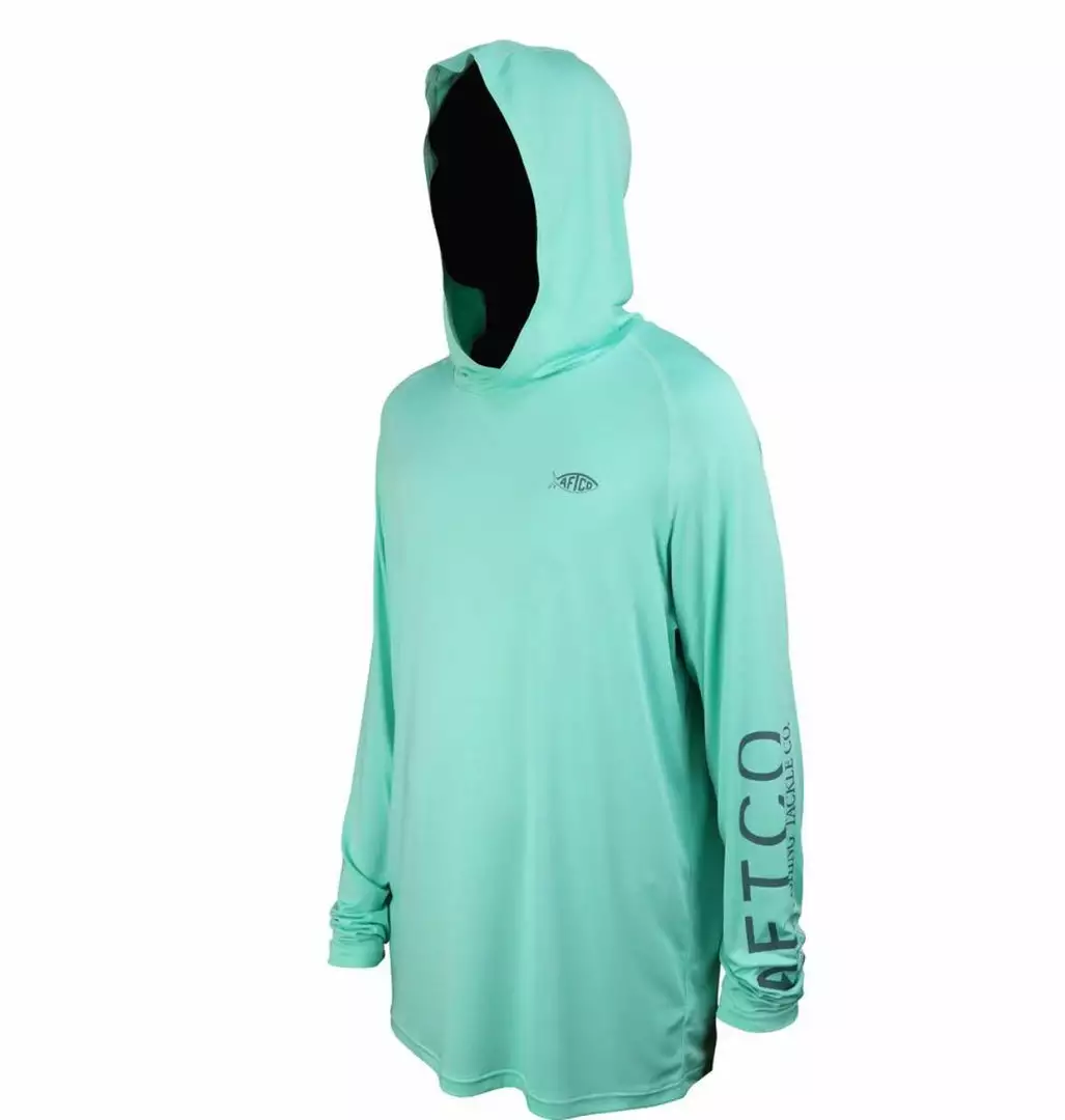 Aftco Samurai Sun Protection Hoodie - Opal 3 Aftco Samurai Sun Protection Hoodie - Opal
