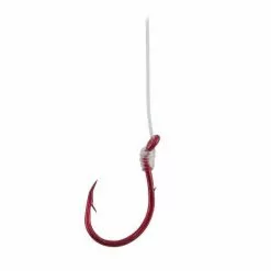 Eagle Claw Snelled Red Salmon Egg Hooks