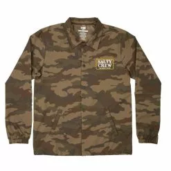 Salty Crew Deckhand Coaches Jacket- Camo