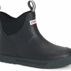 Xtratuf Boots Freshwater Xtratuf Men's 6" Wheelhouse Black Ankle Deck Boots