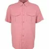 Aftco Rangle Vented Short Sleeve Shirt - Hazy Rose