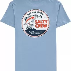Salty Crew Fly Guy Premium Light Blue Tee Apparel