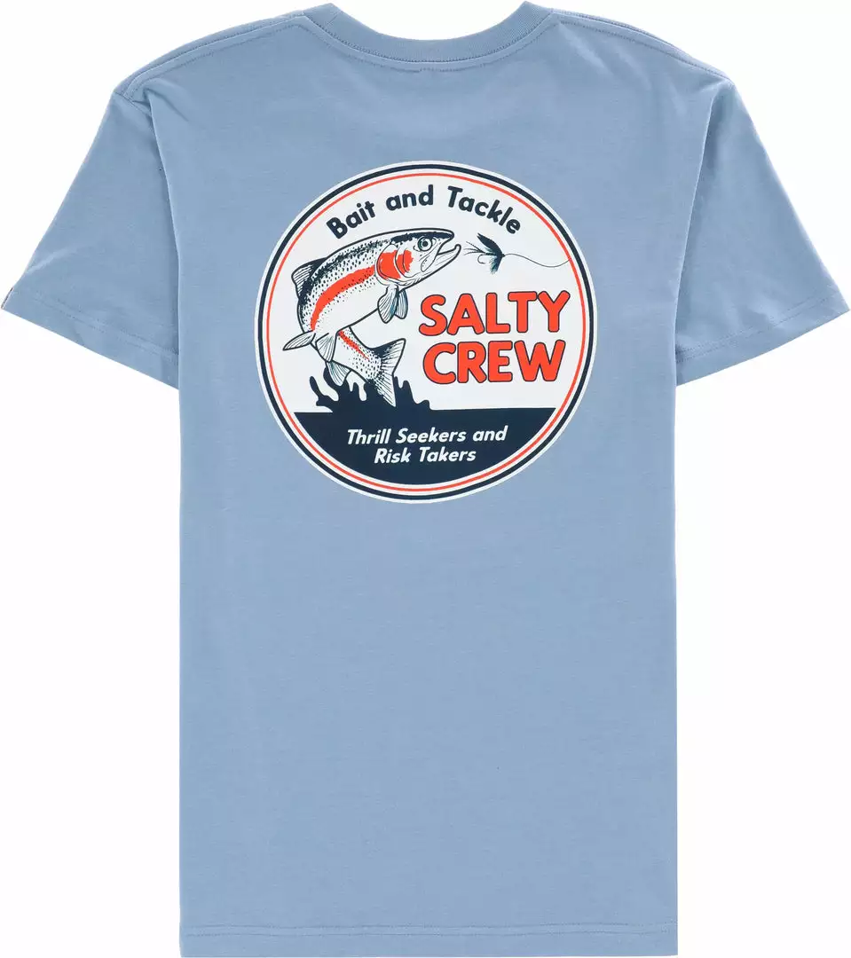 Salty Crew Fly Guy Premium Light Blue Tee Apparel 4 Salty Crew Fly Guy Premium Light Blue Tee Apparel