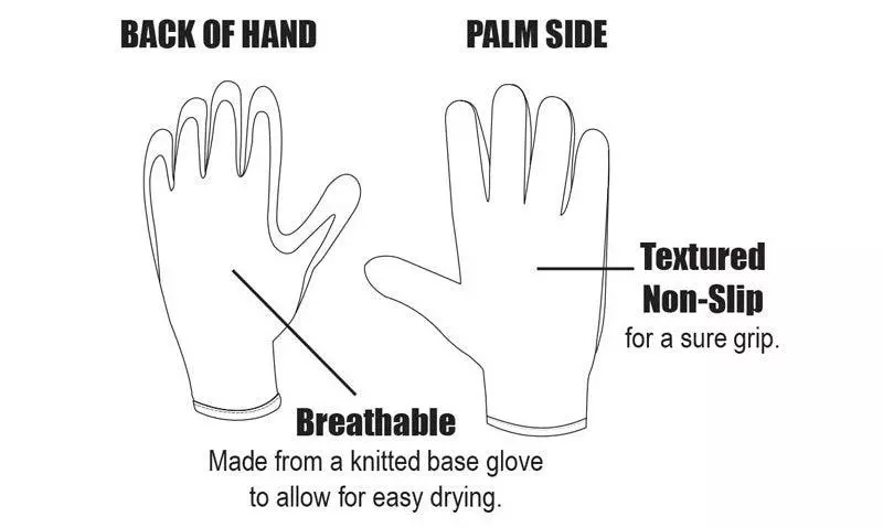 Fish Monkey Gripper All Purpose Gloves Freshwater 4 Fish Monkey Gripper All Purpose Gloves Freshwater