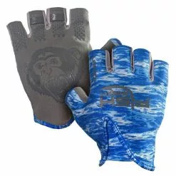 Freshwater Fish Monkey Stubby Guide Sun Protection Gloves