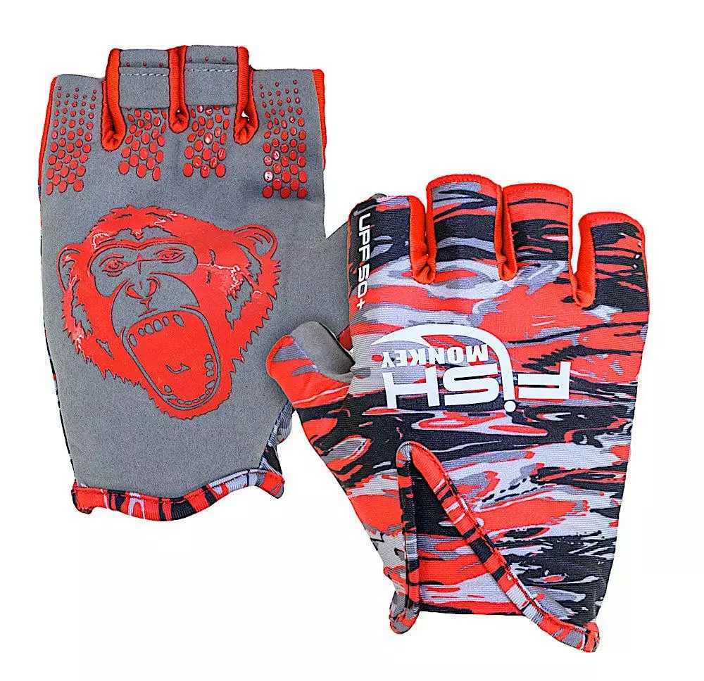 Freshwater Fish Monkey Stubby Guide Sun Protection Gloves 8 Freshwater Fish Monkey Stubby Guide Sun Protection Gloves