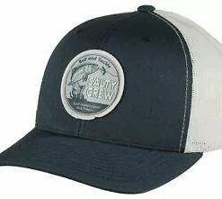 Salty Crew Fly Guy Retro Trucker Navy White Hat Freshwater
