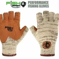 Fish Monkey Wooly Half Finger Wool Fishing Glove Freshwater