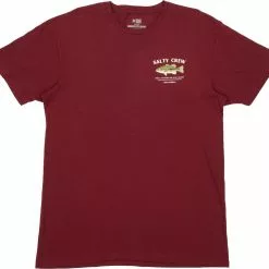Apparel Salty Crew Big Mouth Tee T-shirt Burgundy
