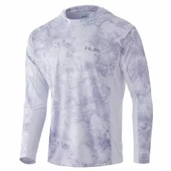 Huk Icon X Hooded LS Shirt Mossy Oak Drift Apparel