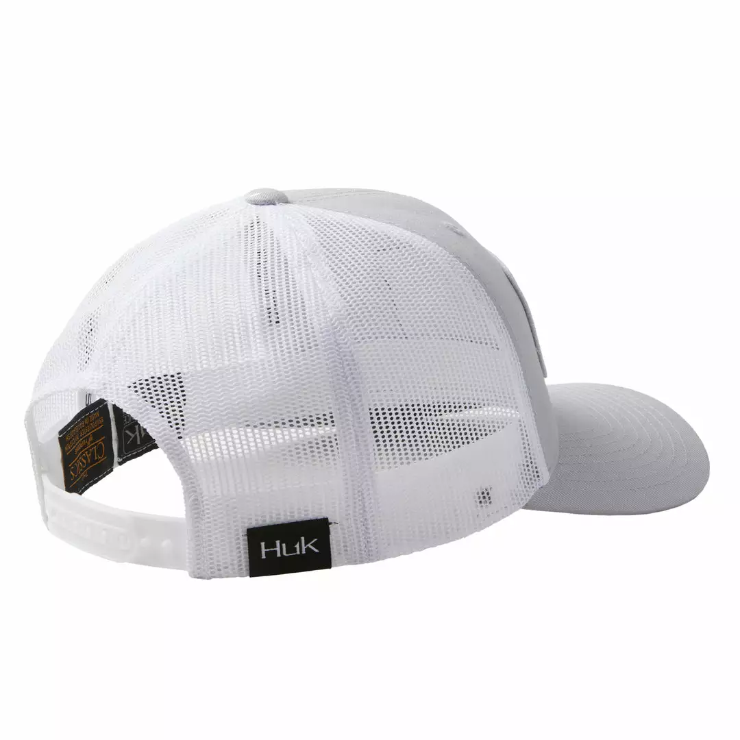 Huk Trucker Hat Oyster Headwear 4 Huk Trucker Hat Oyster Headwear