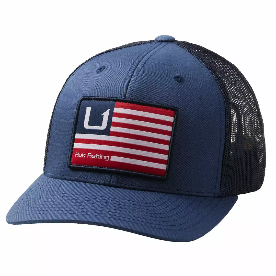 Huk And Bars American Trucker Hat Sargasso Sea 3 Huk And Bars American Trucker Hat Sargasso Sea