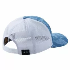 Huk Running Lakes Trucker Hat Titanium Blue Apparel