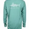 Aftco Jigfish UV Protection LS Fishing Shirt - Agate