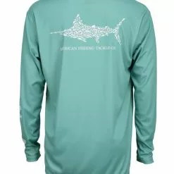 Aftco Jigfish UV Protection LS Fishing Shirt - Agate