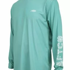 Aftco Jigfish UV Protection LS Fishing Shirt - Agate