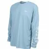 Aftco Jigfish LS Performance Shirt- Sky Blue 1 Aftco Jigfish LS Performance Shirt- Sky Blue