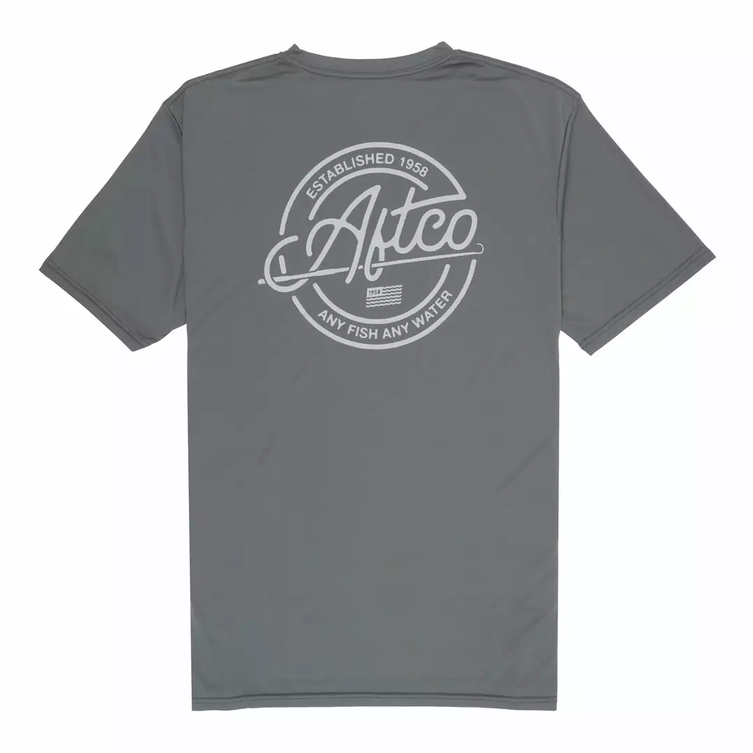 Aftco Momentum SS Performance Shirt Charcoal 3 Aftco Momentum SS Performance Shirt Charcoal