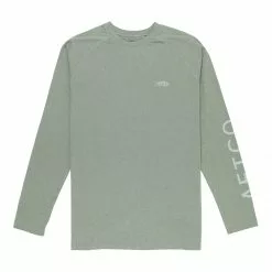 Aftco Samurai L/S UV Shirt Olive Heather