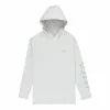 Aftco Samurai Sun Protection Hoodie Shirt - Silver Heather