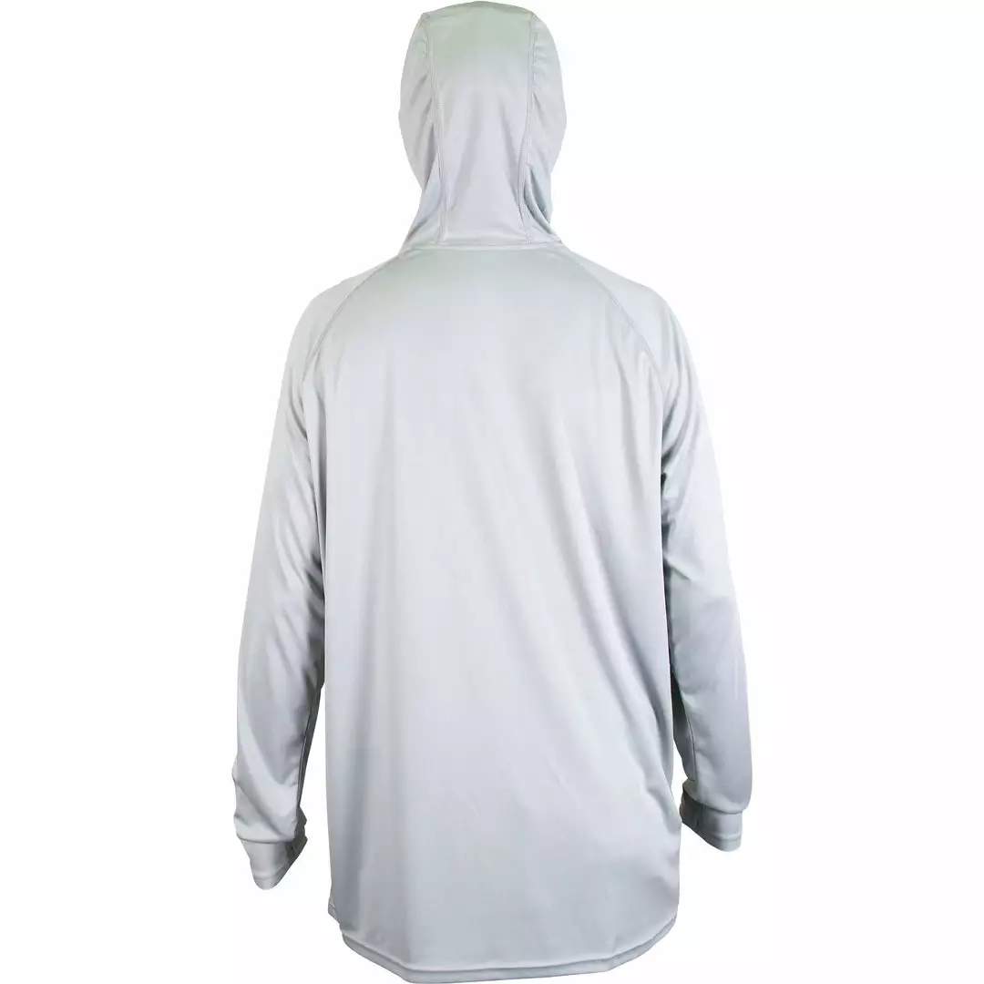 Aftco Jason Christine Hooded Performance Shirt - Gray 4 Aftco Jason Christine Hooded Performance Shirt - Gray
