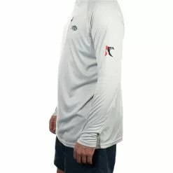 Aftco Jason Christine Hooded Performance Shirt - Gray 8 Aftco Jason Christine Hooded Performance Shirt - Gray