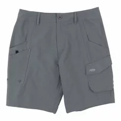 Aftco Stealth Fishing Shorts Charcoal
