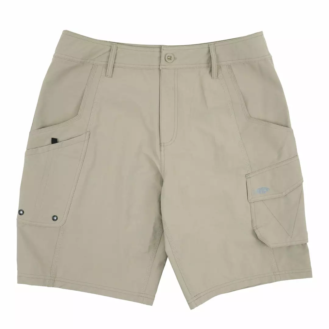 Aftco Stealth Fishing Shorts Khaki 3 Aftco Stealth Fishing Shorts Khaki
