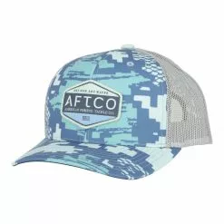 Aftco Transfer Trucker Hat Teal Digi Camo