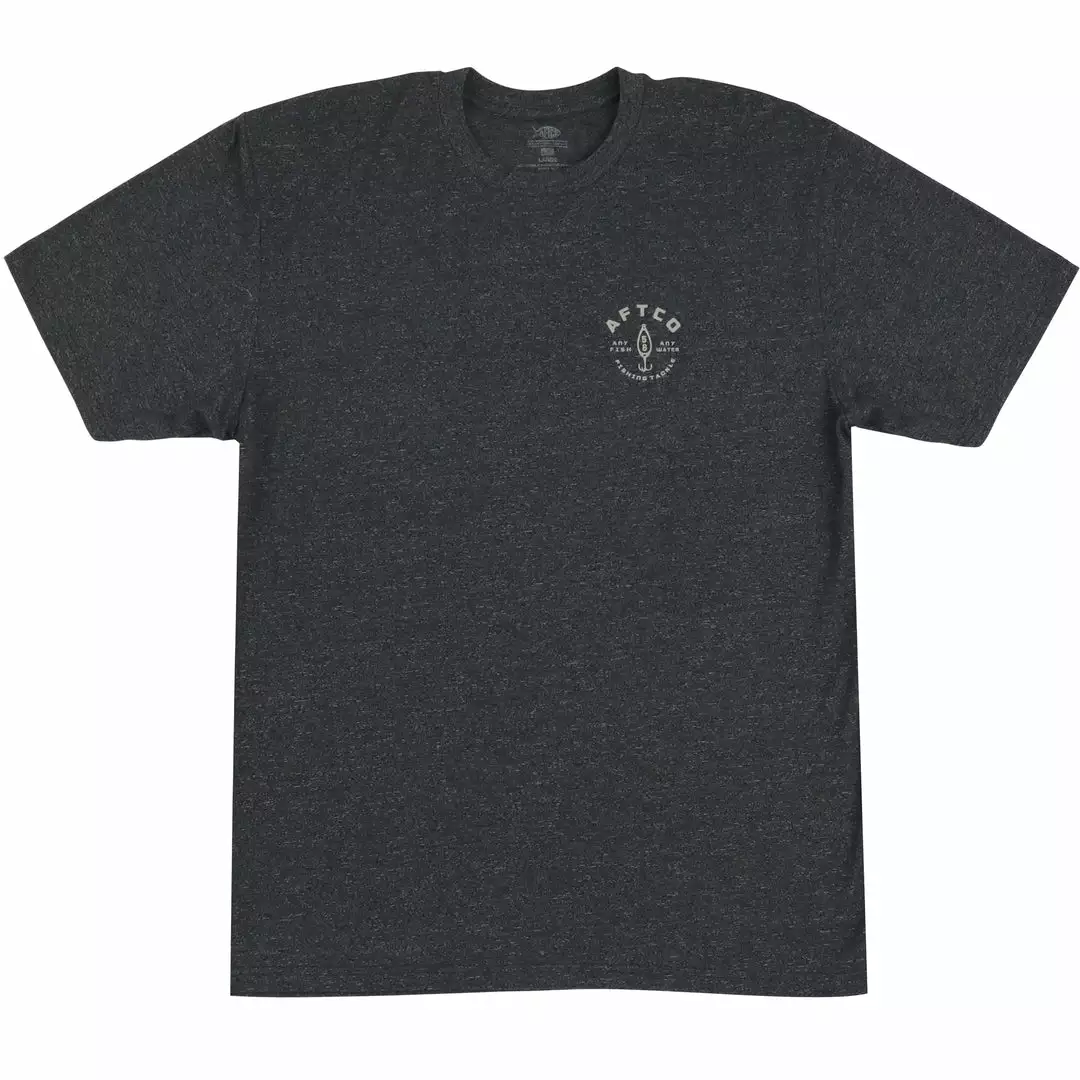 Aftco Westside Short Sleeve Tee Meteorite Black Heather 4 Aftco Westside Short Sleeve Tee Meteorite Black Heather