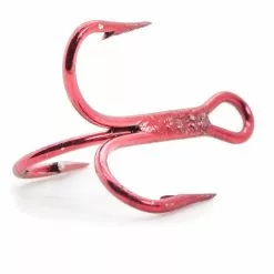 Freshwater Mustad Red Treble Hooks