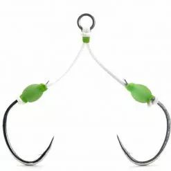 Hooks Mustad Slow Pitch Double Jigging Assist Rig J-ASSIST3