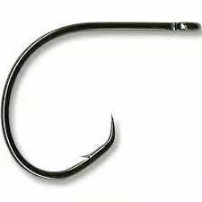 Hooks Mustad 4X Strong Demon Perfect Circle Offset Hook 39943NP-BN
