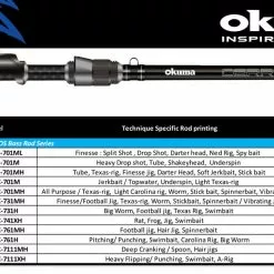 Okuma Cerros Spinning Rods Freshwater 10 Okuma Cerros Spinning Rods Freshwater