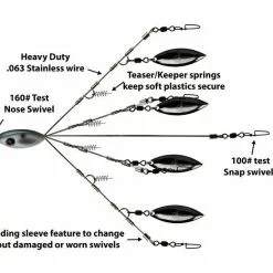 Picasso Heavy Duty Saltwater School-E Rig Lures